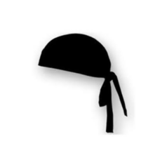 GORRO PIRATA NEGRO