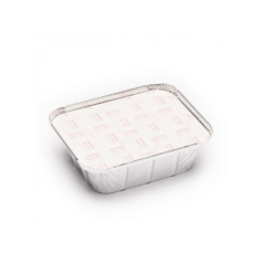 ENVASE RECTANGULAR ALUMINIO CON TAPA Pack 100ud